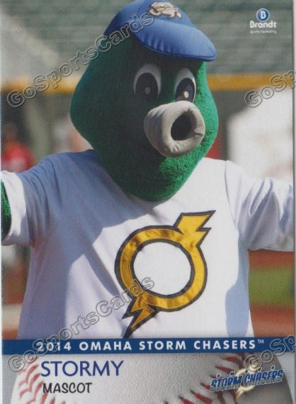 2014 Omaha Storm Chasers Stormy Mascot