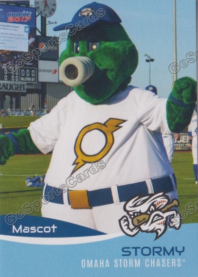 2017 Omaha Storm Chasers Stormy Mascot