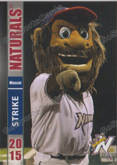 2015 Northwest Arkansas Naturals Strike Mascot