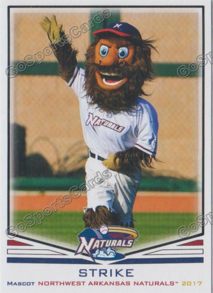 2017 Northwest Arkansas Naturals Strike Mascot