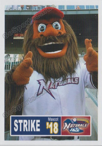 2018 Northwest Arkansas Naturals Strike Mascot