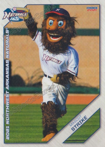 2021 Northwest Arkansas Naturals Strike Mascot