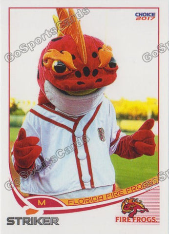 2017 Florida Fire Frogs Striker Mascot