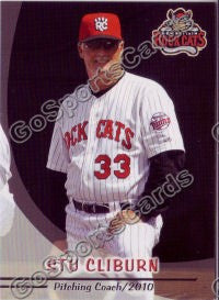 2010 New Britain Rock Cats Stu Cliburn
