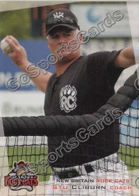 2012 New Britain Rock Cats Stu Cliburn
