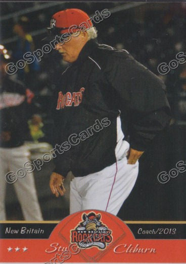 2013 New Britain Rock Cats Stu Cliburn