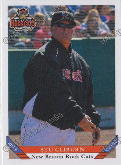 2014 New Britain Rock Cats Stu Cliburn