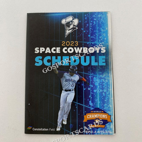 2023 Sugar Land Space Cowboys Pocket Schedule