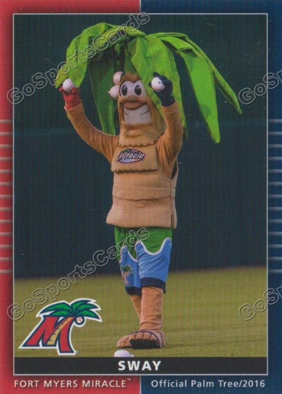 2016 Fort Myers Miracle Sway Mascot