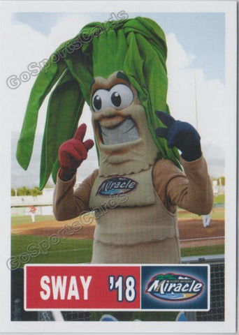 2018 Fort Myers Miracle Sway Mascot