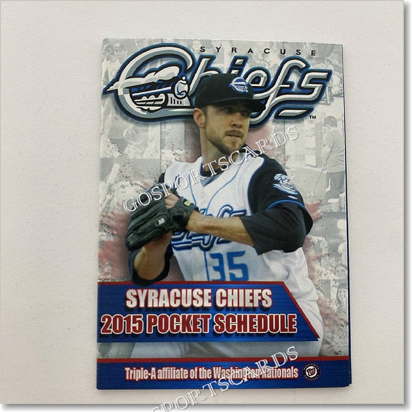 2015 Syracuse Chiefs Pocket Schedule