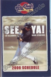 2006 Syracuse Skychiefs Pocket Schedule