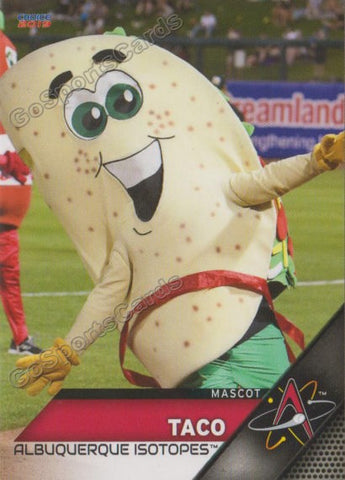 2019 Albuquerque Isotopes Taco Mascot