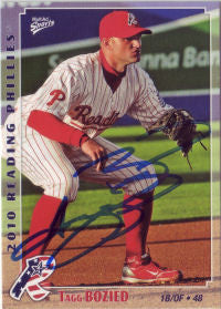 Tagg Bozied 2010 Reading Phillies (Autograph)