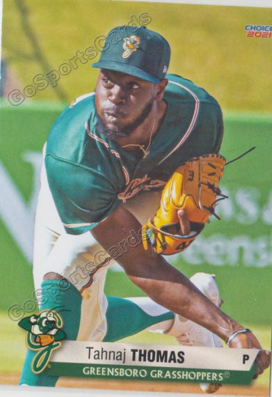 2021 Greensboro Grasshoppers Tahnaj Thomas