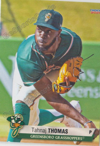2021 Greensboro Grasshoppers Tahnaj Thomas