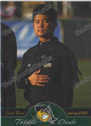 2013 South Bend Silverhawks Takashi Onuki