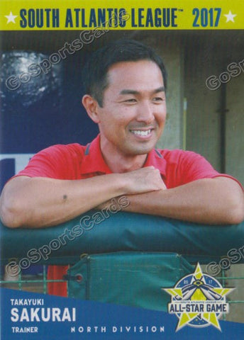 2017 South Atlantic League All Star ND Takayuki Sakurai