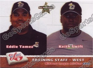2009 MidWest League All Star Western Division Eddie Tamez Keith Swift