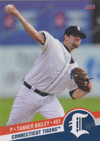 2014 Connecticut Tigers Tanner Bailey
