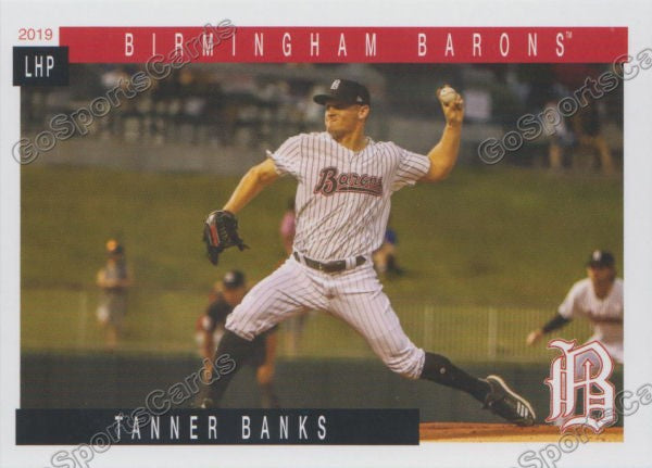 2019 Birmingham Barons Tanner Banks