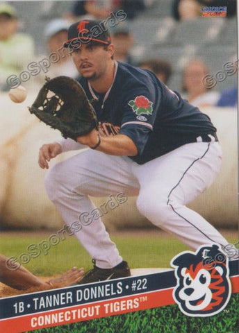 2015 Connecticut Tigers Tanner Donnels