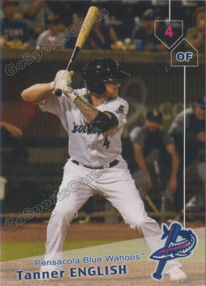 2019 Pensacola Blue Wahoos Tanner English