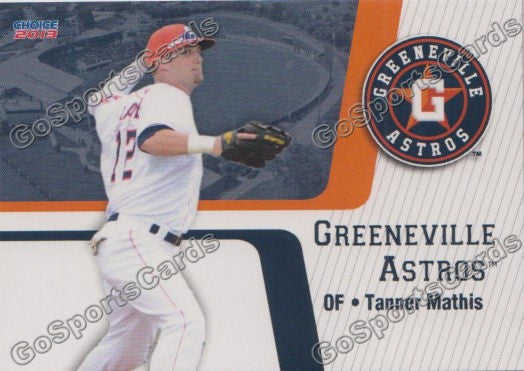 2013 Greeneville Astros Tanner Mathis