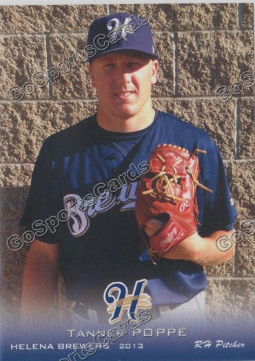 2013 Helena Brewers Tanner Poppe
