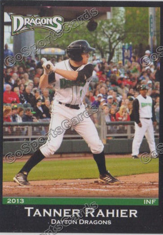 2013 Dayton Dragons Tanner Rahier