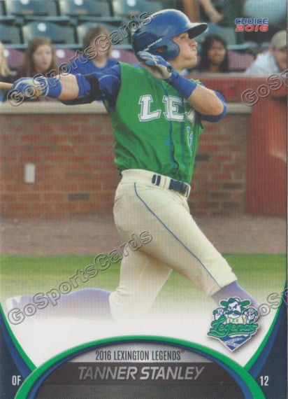 2016 Lexington Legends Tanner Stanley
