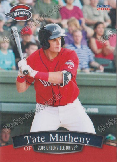 2016 Greenville Drive Tate Matheny