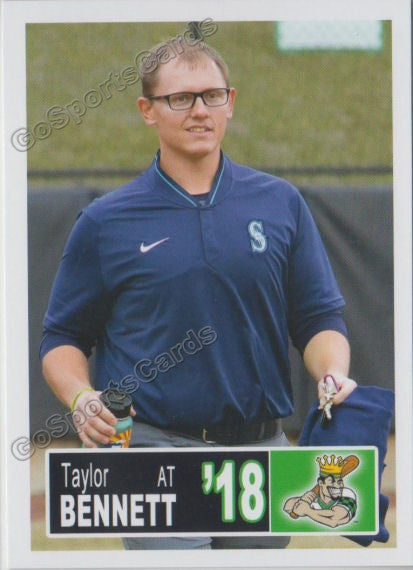 2018 Clinton LumberKings Taylor Bennett