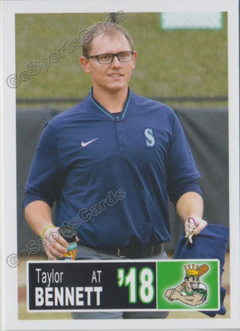 2018 Clinton LumberKings Taylor Bennett