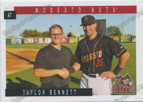 2019 Modesto Nuts Taylor Bennett
