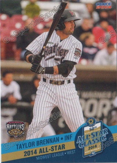 2014 MidWest League All Star Taylor Brennan
