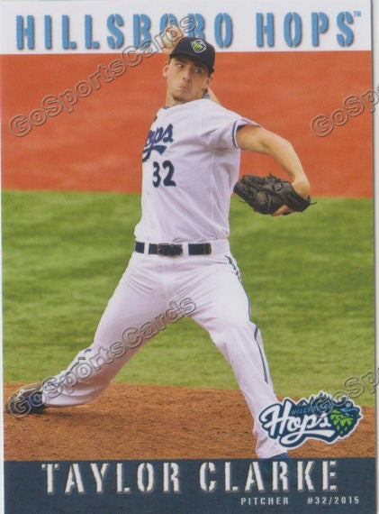 2015 Hillsboro Hops Taylor Clarke