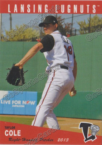 2013 Lansing Lugnuts Taylor Cole
