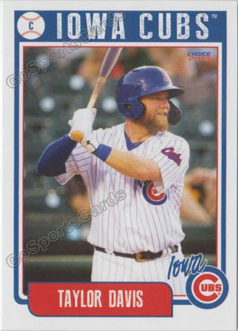2019 Iowa Cubs Taylor Davis