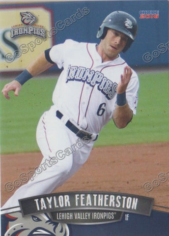2016 Lehigh Valley IronPigs Taylor Featherston