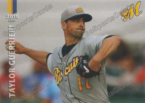 2016 Montgomery Biscuits Taylor Guerrieri