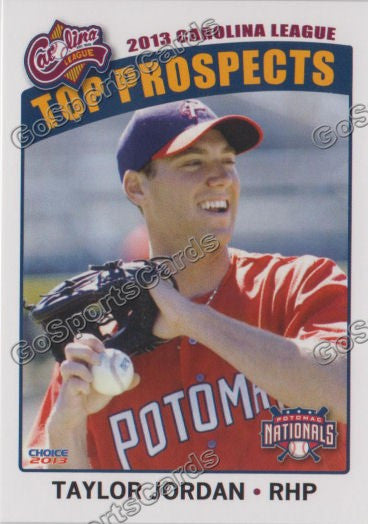 2013 Carolina League Top Prospect Taylor Jordan