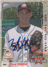 Taylor Jordan 2011 South Atlantic League All Star (Autograph)