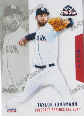 2016 Colorado Springs Sky Sox Taylor Jungman