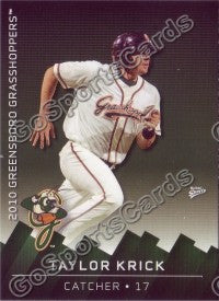 2010 Greensboro Grasshoppers Taylor Krick