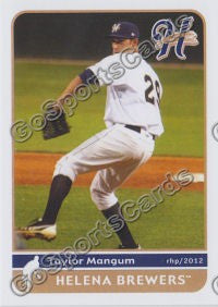 2012 Helena Brewers Taylor Mangum