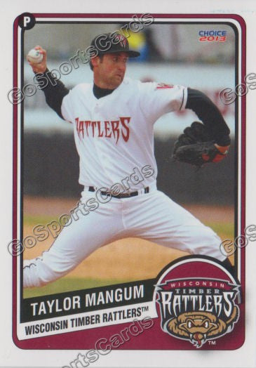 2013 Wisconsin Timber Rattlers Taylor Mangum