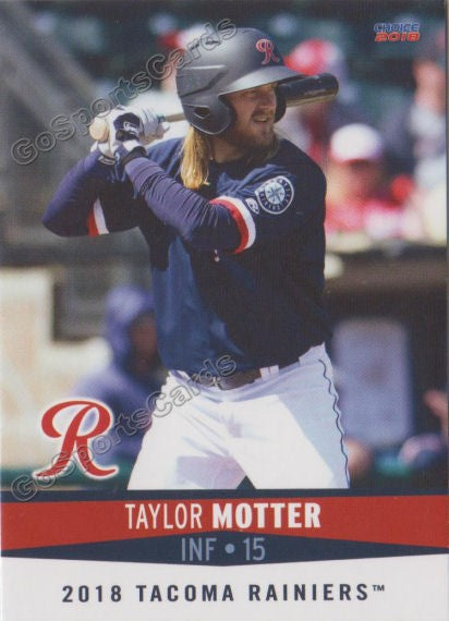 2018 Tacoma Rainiers Taylor Motter