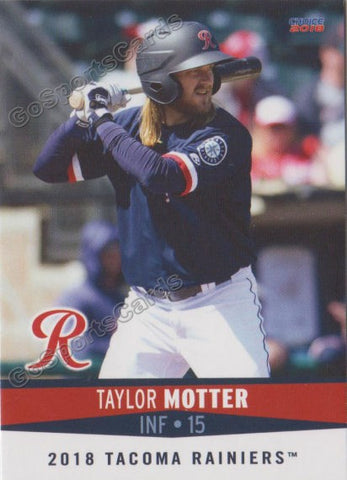 2018 Tacoma Rainiers Taylor Motter