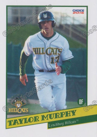 2016 Lynchburg Hillcats Taylor Murphy